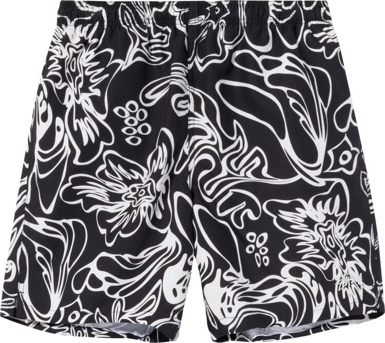 

Шорты Stussy Wavy Hawaiian Water Short 'Black', черный