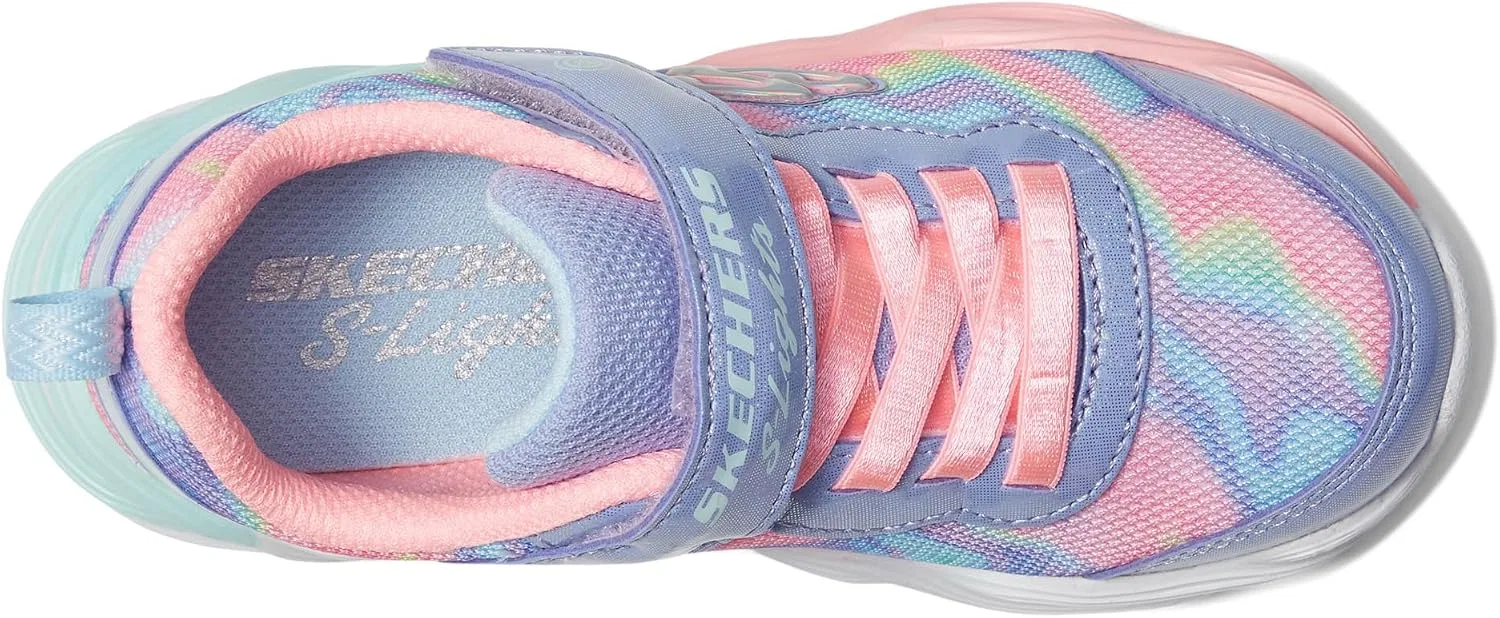 Детские кроссовки для девочек Twisty Glow Skechers, Perwinkle/Multi — фото 3