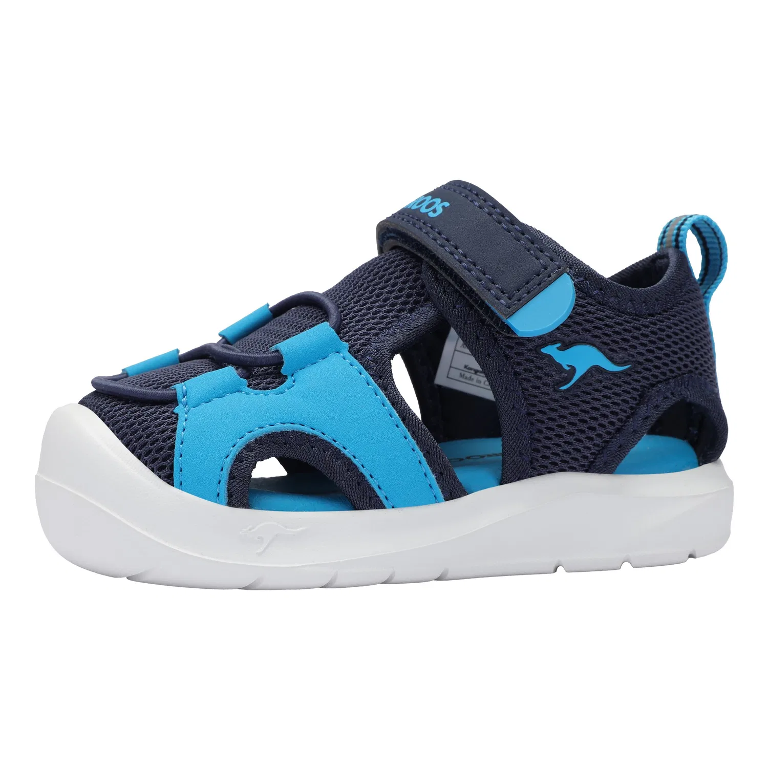 Детские сандалии с закрытым носком KangaROOS K-TOE AMARI EV, Dark Navy/Sky