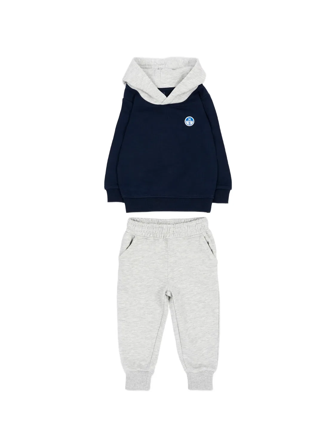 Спортивный костюм с нашивкой-логотипом North Sails Kids, синий