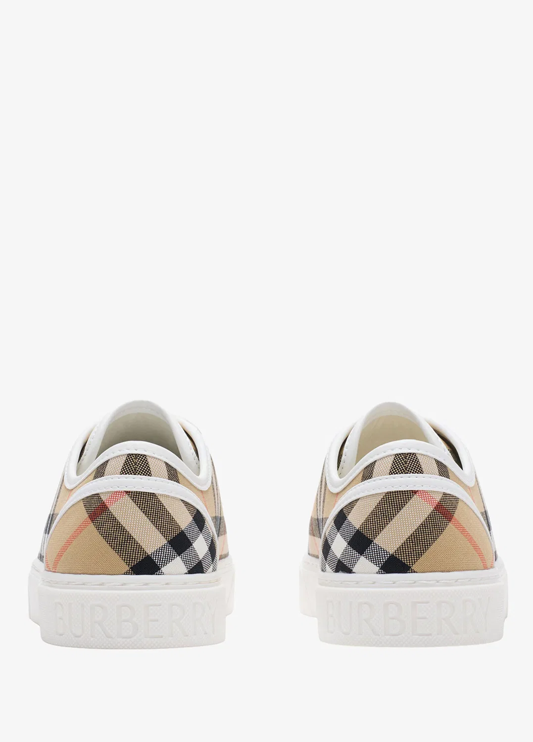 Кроссовки Burberry Teddy, бежевый — фото 3