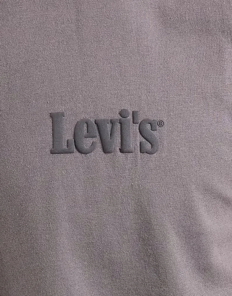 Майка Levi's с логотипом на груди, темно-серый — фото 3