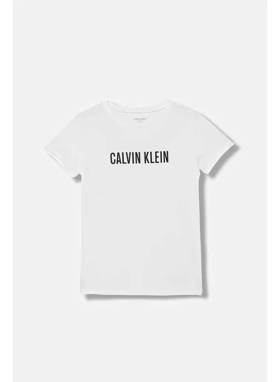 Комплект пижамный из трикотажа с принтом логотипа Calvin Klein Jeans, черный — фото 3