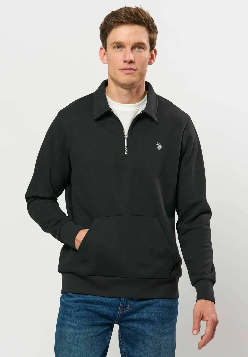 Толстовка Umdagur с застежкой-молнией до середины груди - толстовка U.S. Polo Assn., Tap Shoe