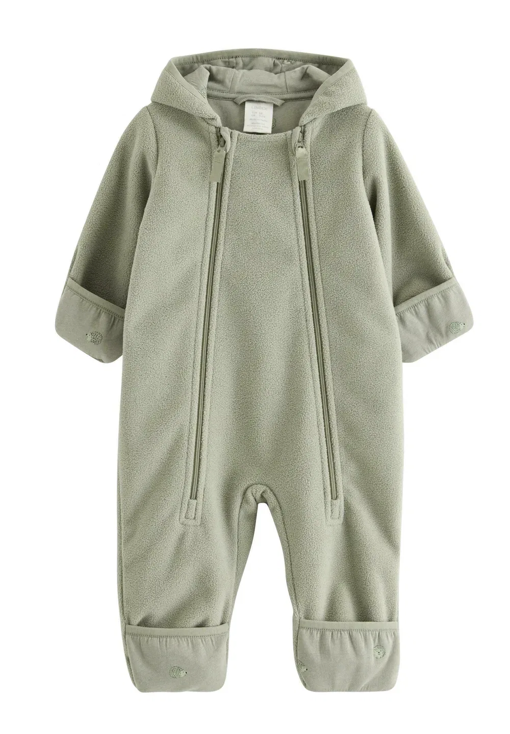 Комбинезон-Комбинезон из флиса для коляски, унисекс Lindex, Light Dusty Green — фото 4