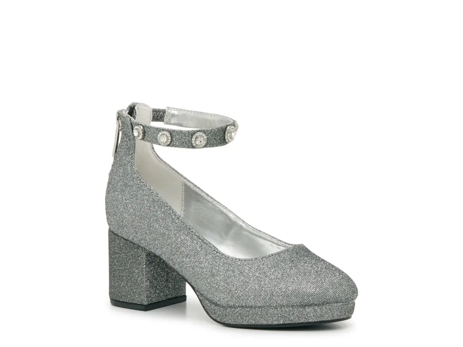 Туфли Camilla Pump на каблуке Nina, Black/Silver