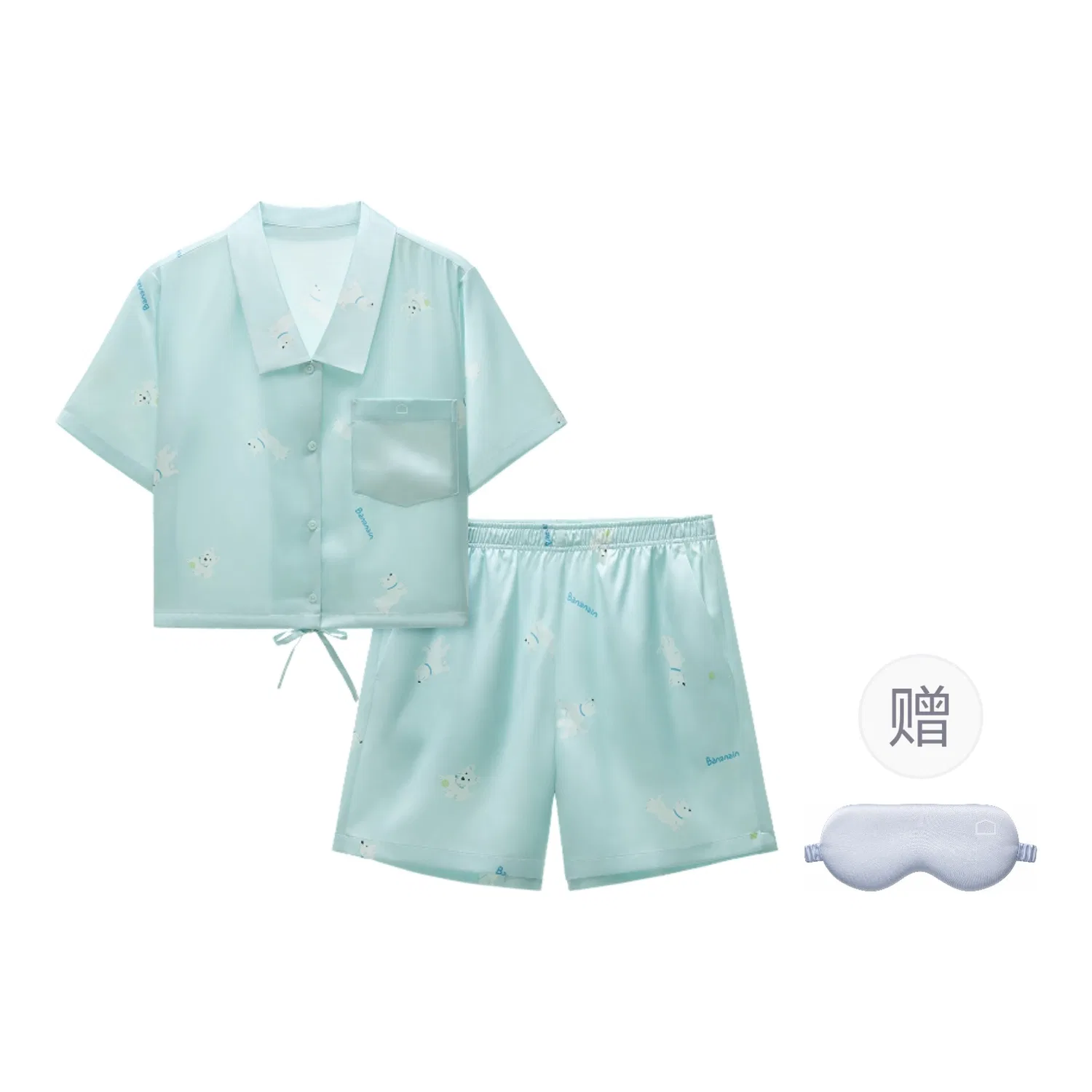 Детский комплект пижамы BANANA IN, Light Blue West Highland