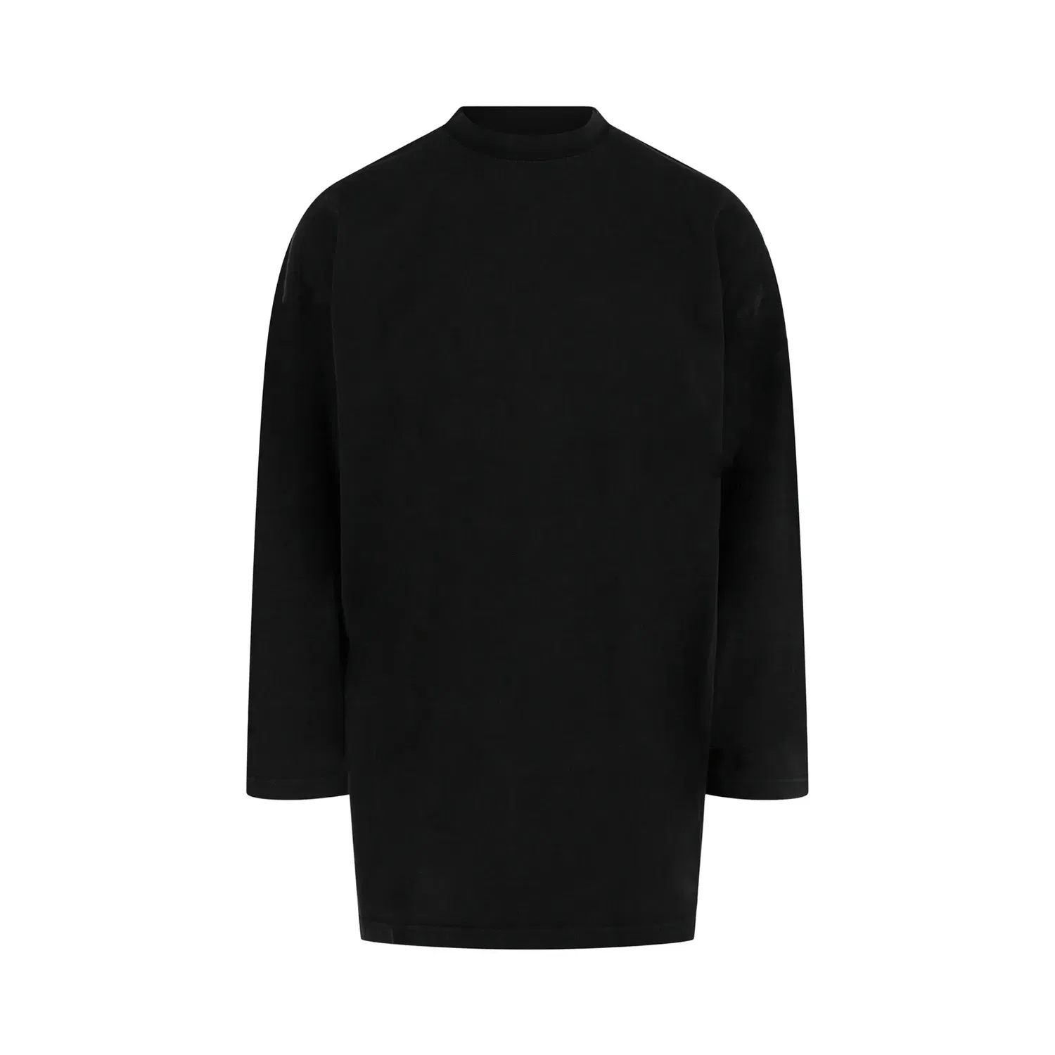 Футболка Balenciaga с длинными рукавами и логотипом, черный
