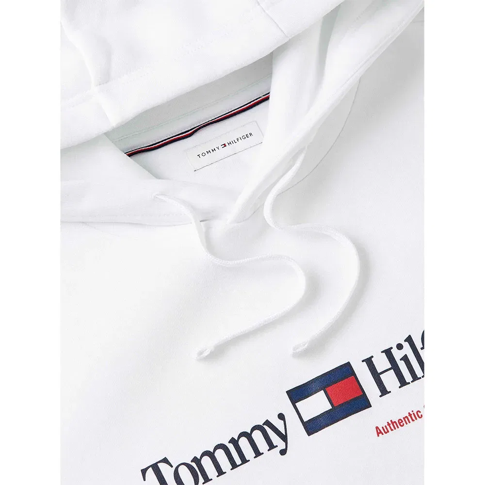 Мужское худи с графичным принтом Tommy hilfiger, White — фото 3
