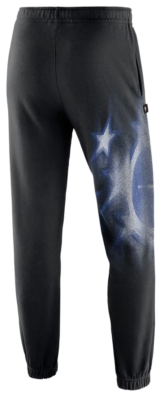 Мужские брюки утепленные на флисе Nike Magic Basketball Icon Pants, белый/черный — фото 2