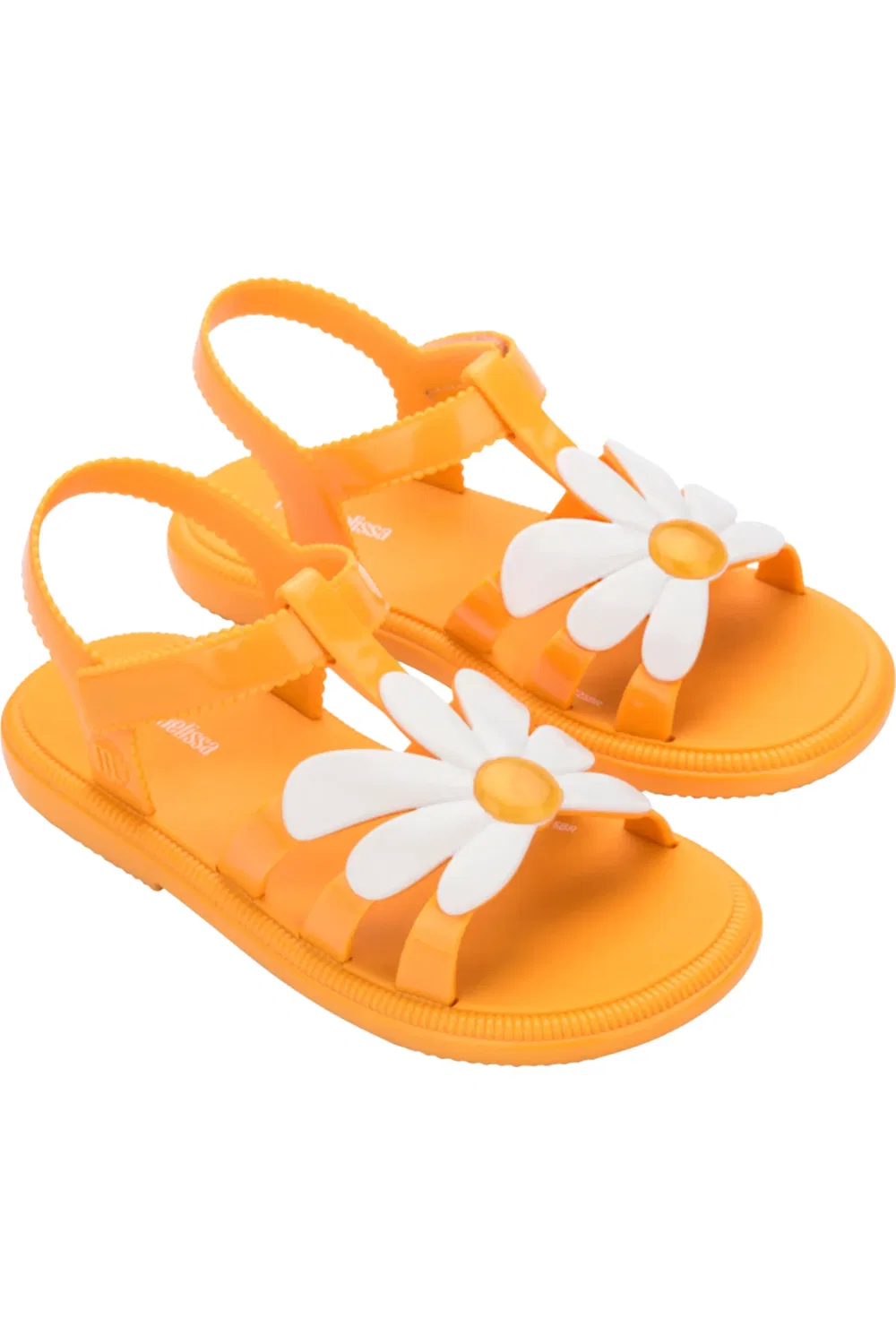 Сандалии детские с цветочным декором Mini Bloomy Mini Melissa, Orange