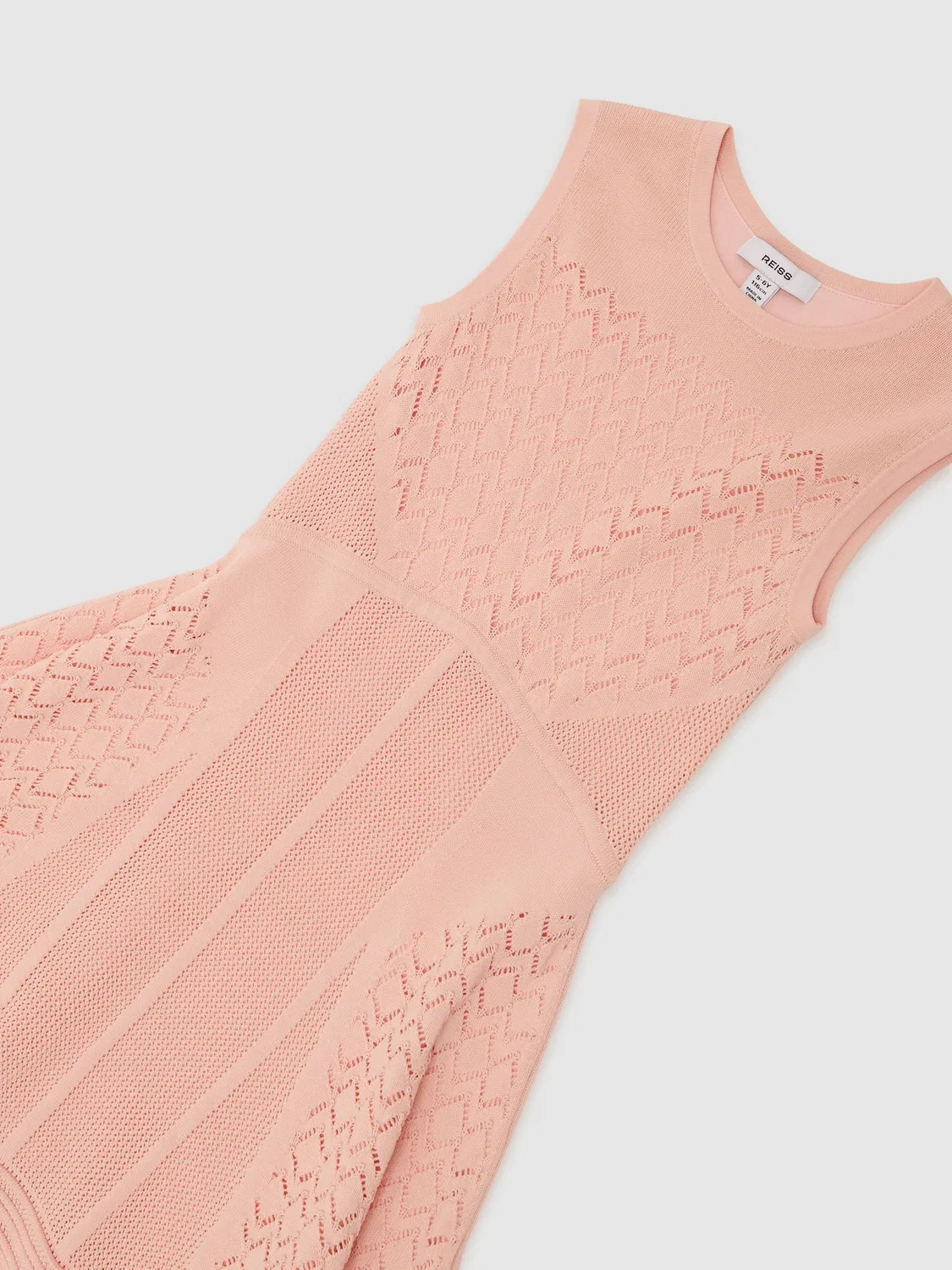 Платье pointelle-трикотаж Lindy Reiss, розовый
