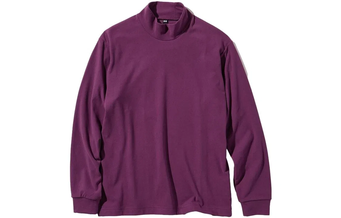 Детская футболка с длинным рукавом UNIQLO, Gray Purple