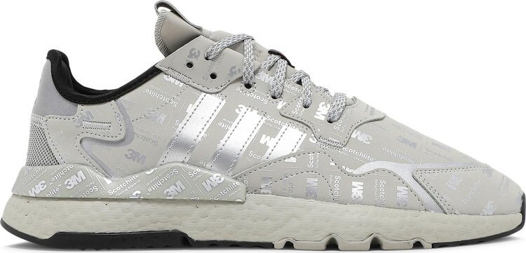 

Кроссовки Adidas 3M x Nite Jogger '3M Logo Print - Metal Grey', серый