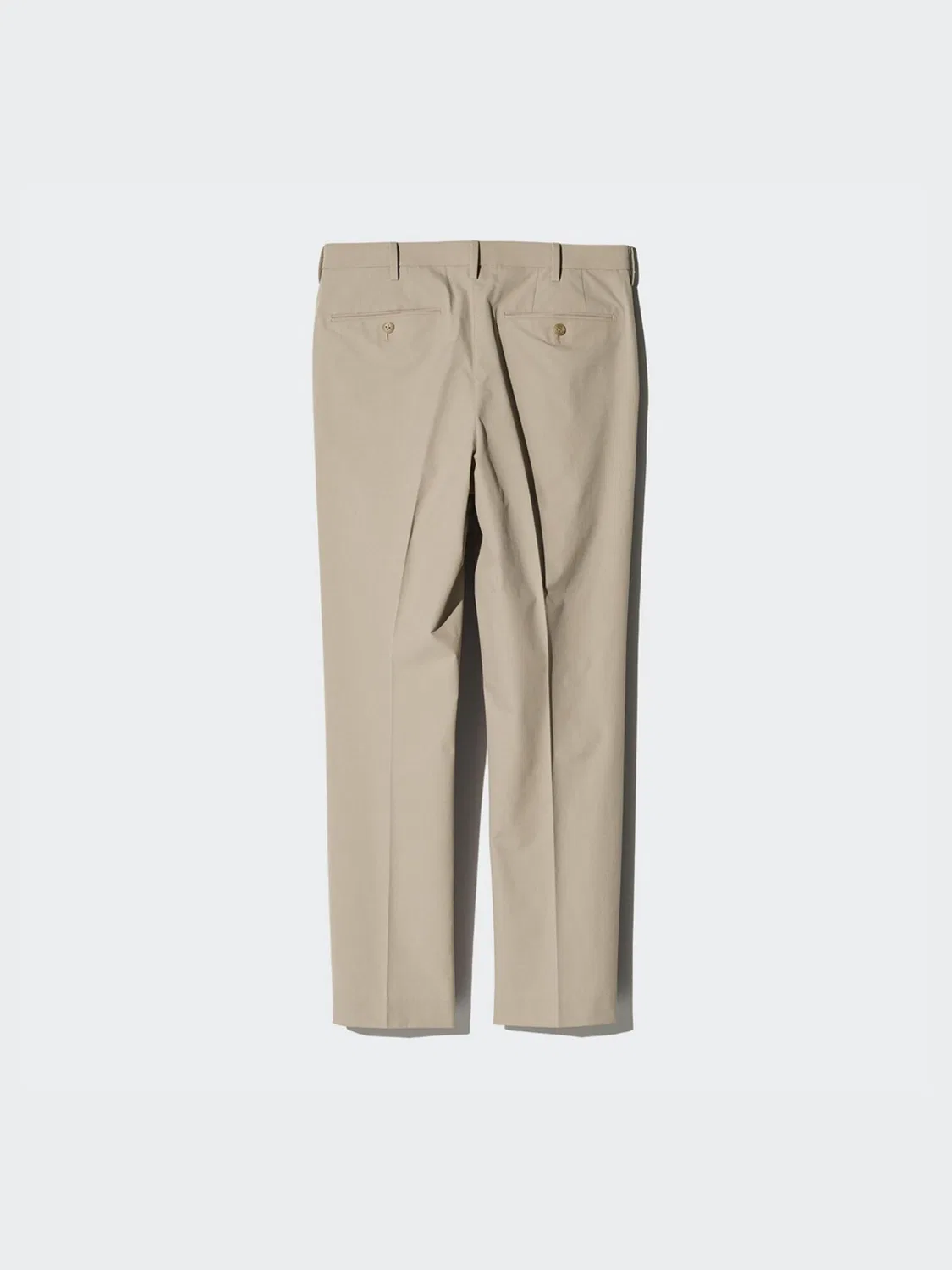Брюки легкие быстросохнущие эластичные из имитации хлопка Uniqlo, темно-синий — фото 4