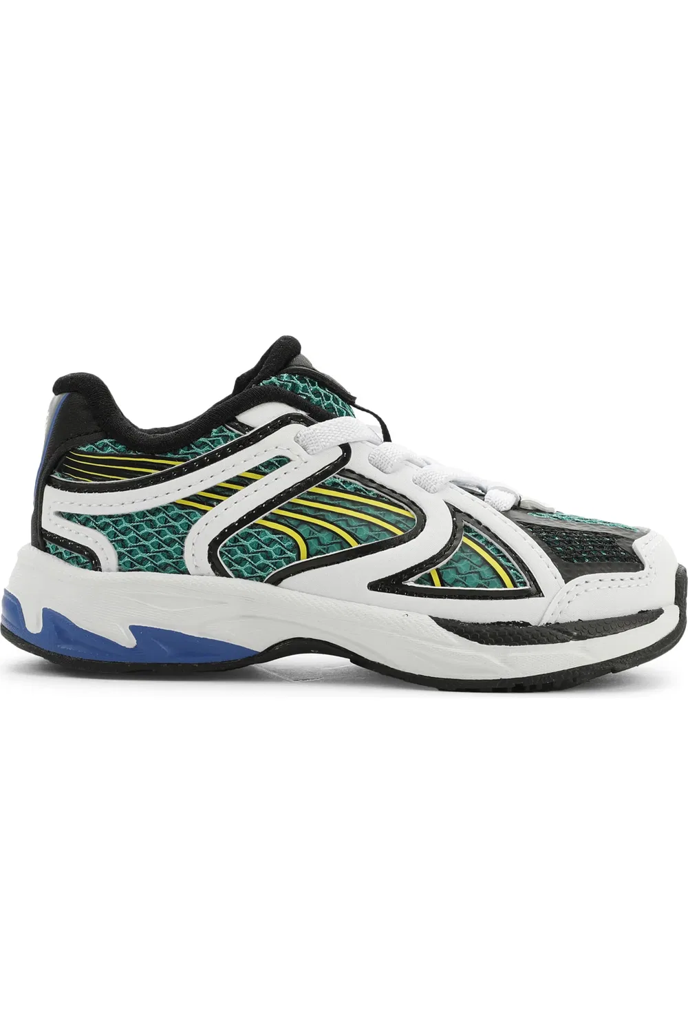 Детские кроссовки для первых шагов Skyjet PUMA, Puma White/Green/Lemon — фото 2