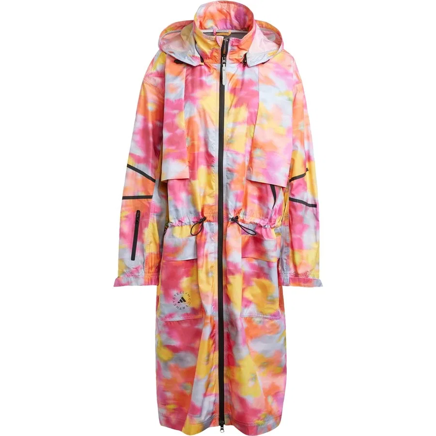 Парка с принтом adidas by Stella McCartney Printed Long Parka adidas, Золотисто-желтый