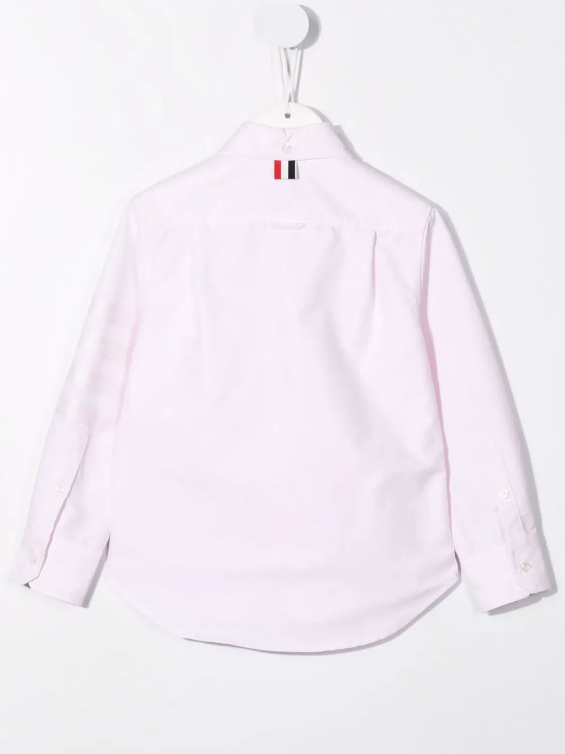 Thom Browne Рубашка розовая с логотипом — фото 2