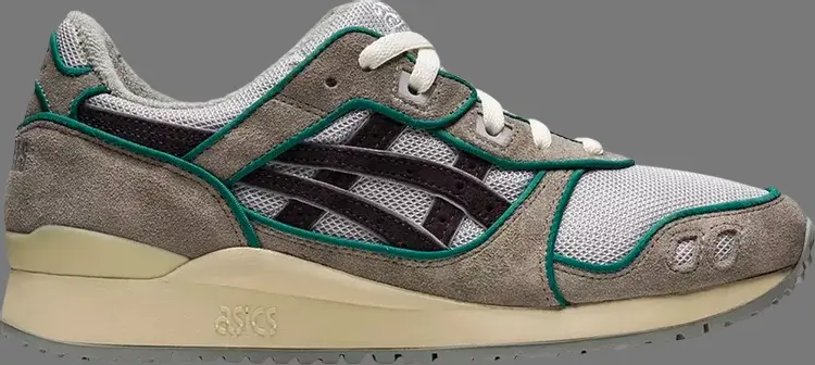 

Кроссовки pleasures x gel lyte 3 og 'quiet grey' Asics, серый