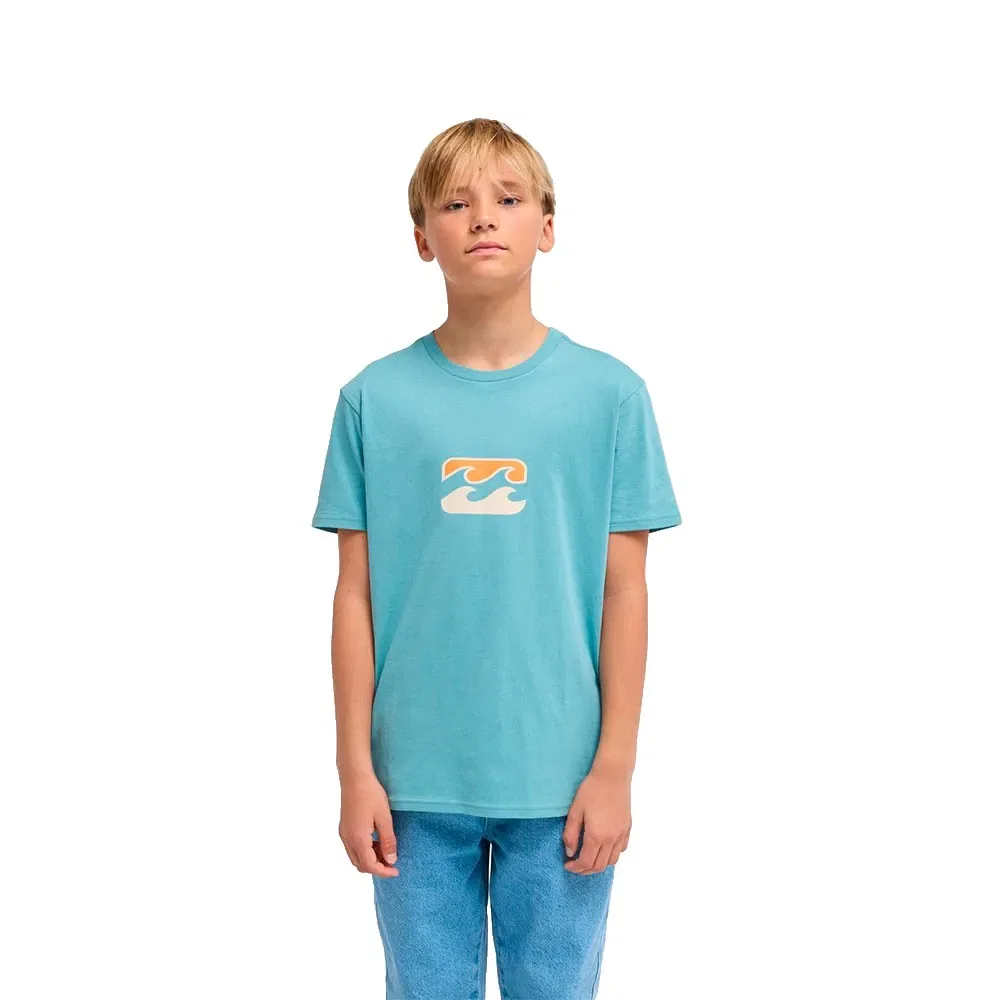Детская футболка с принтом Icon Wave Billabong, Blue
