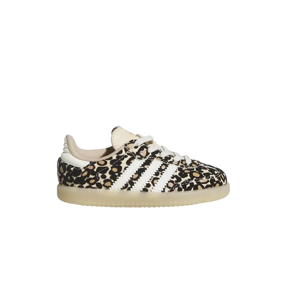 Кроссовки Adidas Samba OG El I, коричневый