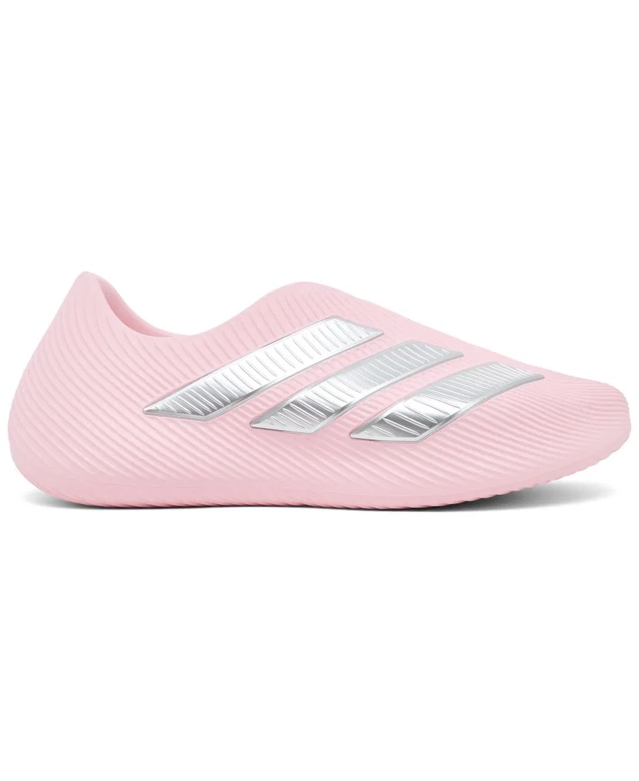 Кроссовки с футуристичным дизайном, slip-on adidas, Clear Pink Matte Silver — фото 2