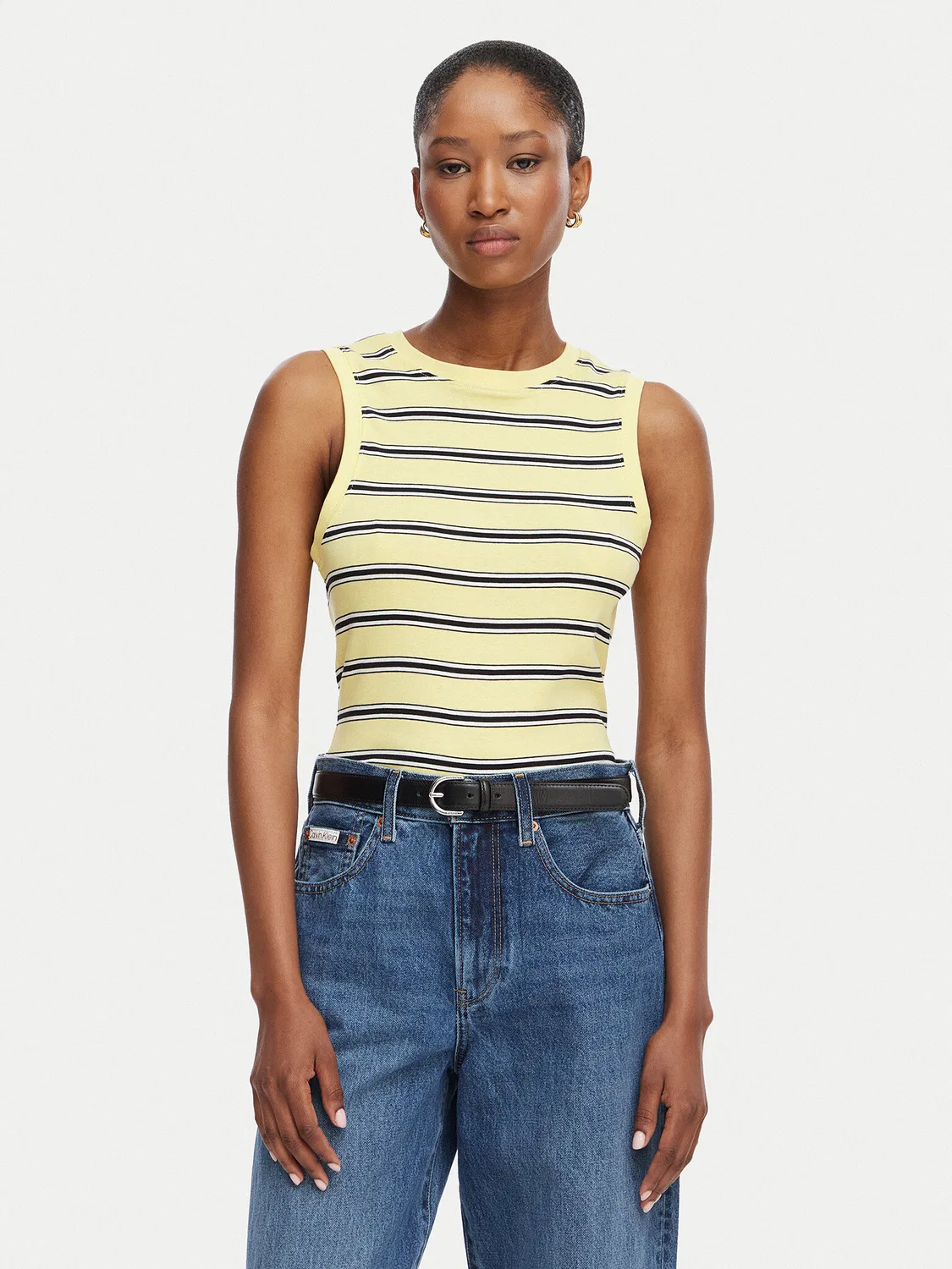 Женский топ стандартного кроя Tommy Hilfiger, желтый