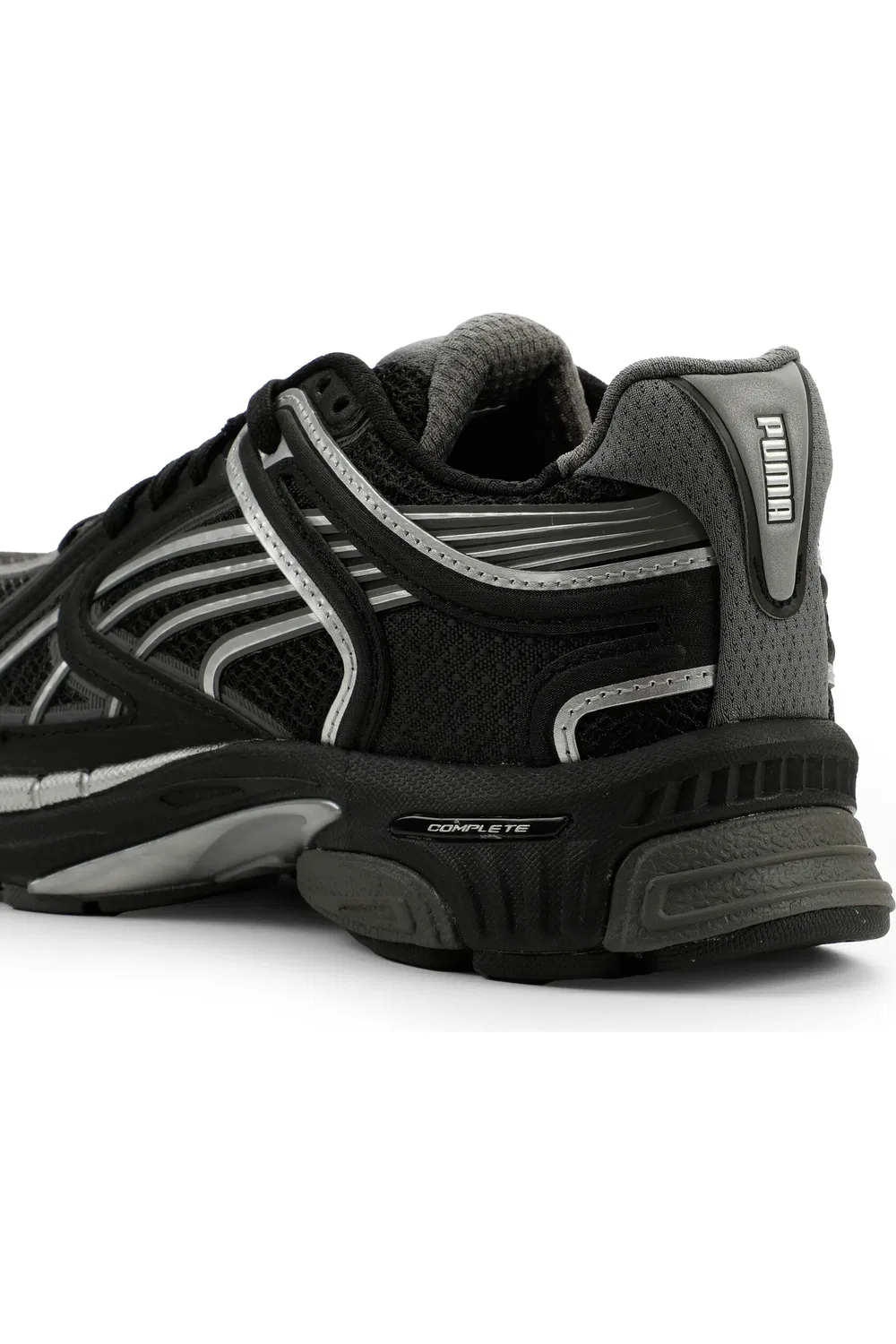 Кроссовки детские спортивные Skyjet PUMA, puma черный/темно-серый/серебристый — фото 4