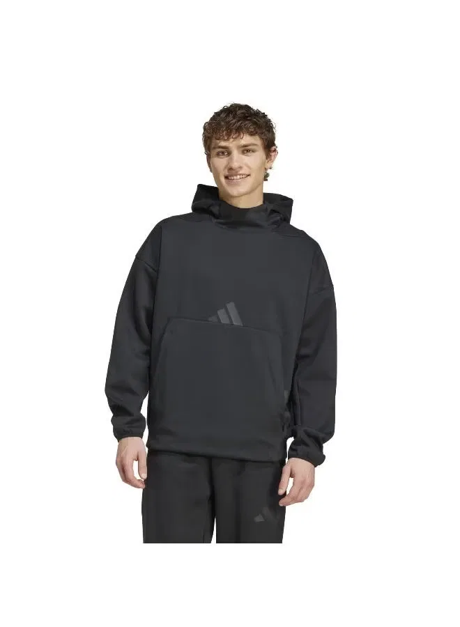 Худи с длинным рукавом Z.N.E. Adidas, черный