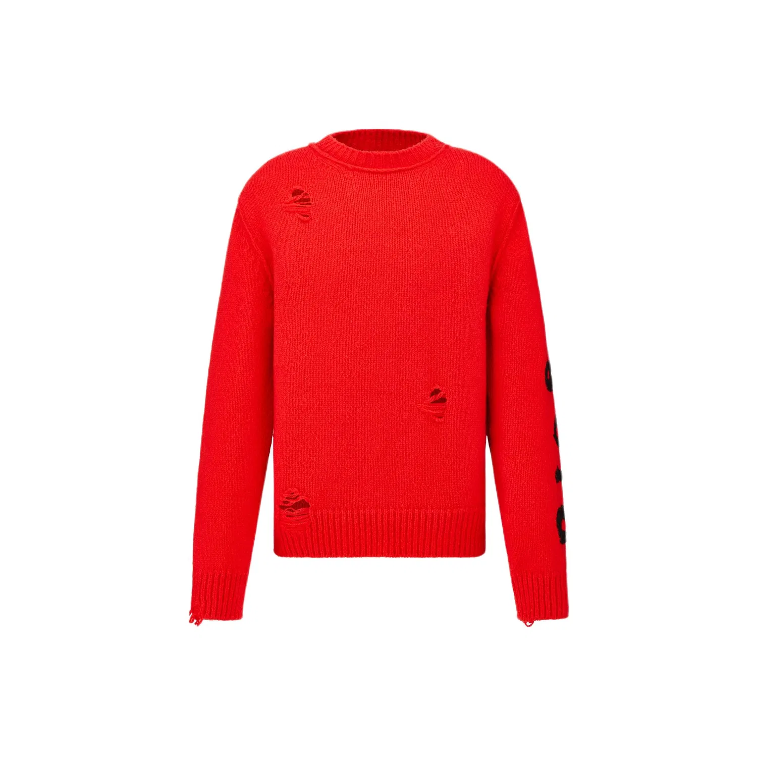 Мужской кардиган с круглым вырезом DIOR, Red