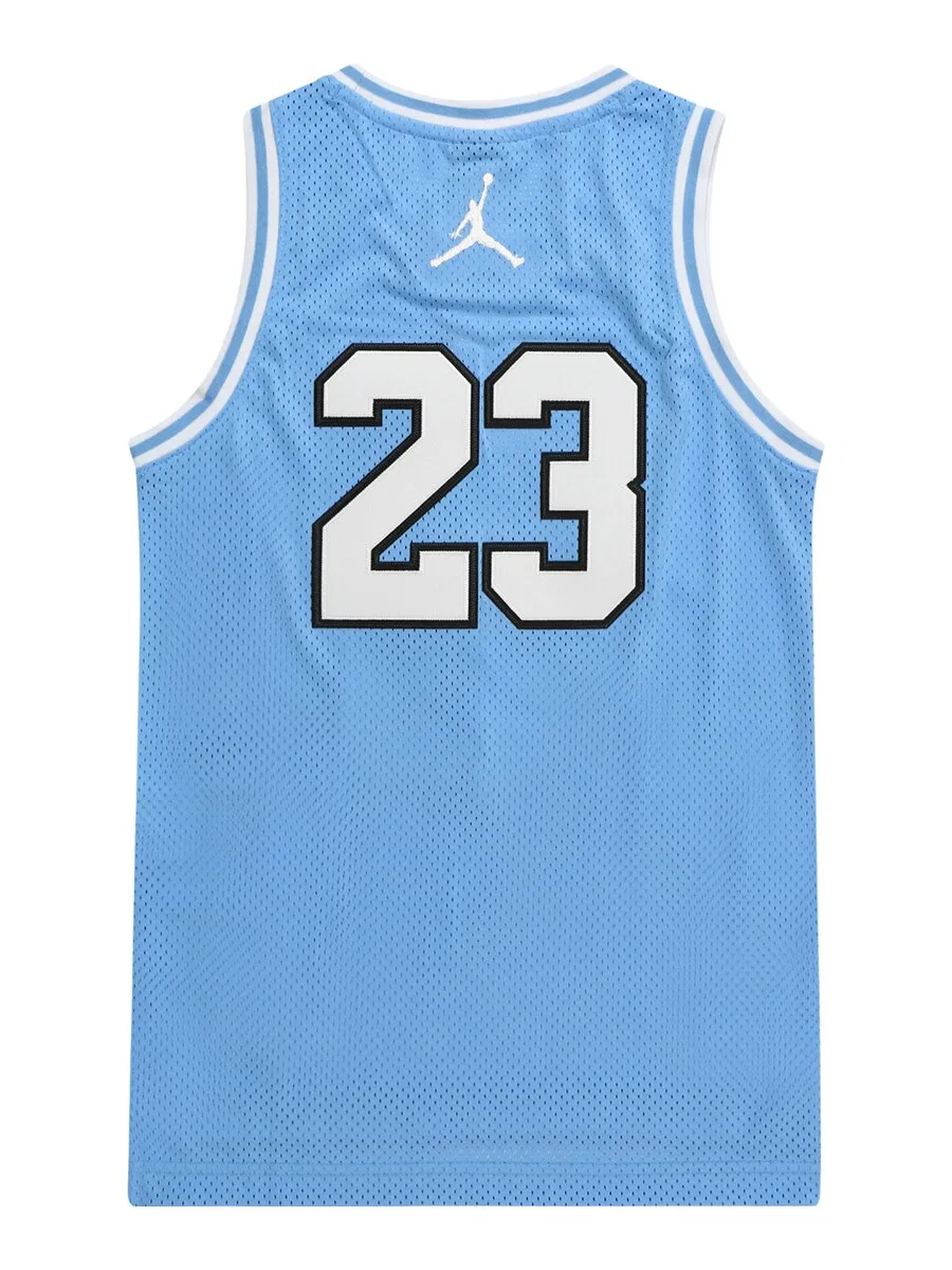 Футболка Jordan светло-голубого цвета — фото 2