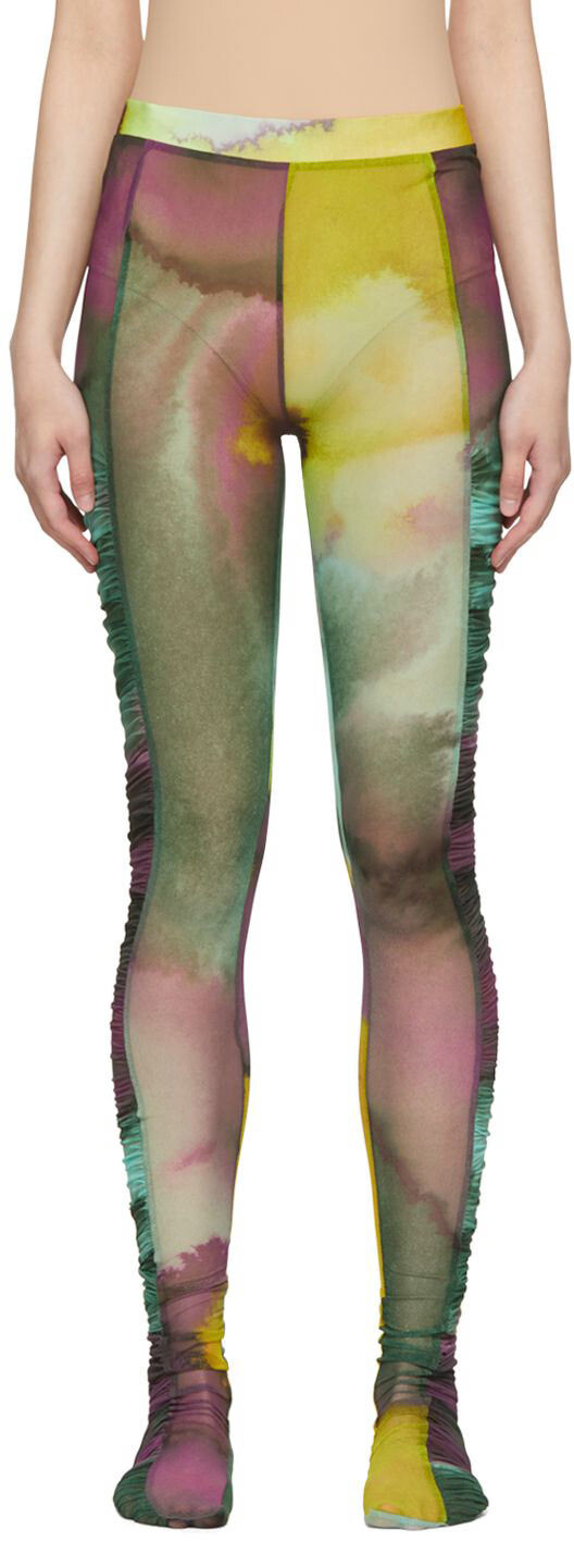 

Желтые колготки с оборками Dries Van Noten
