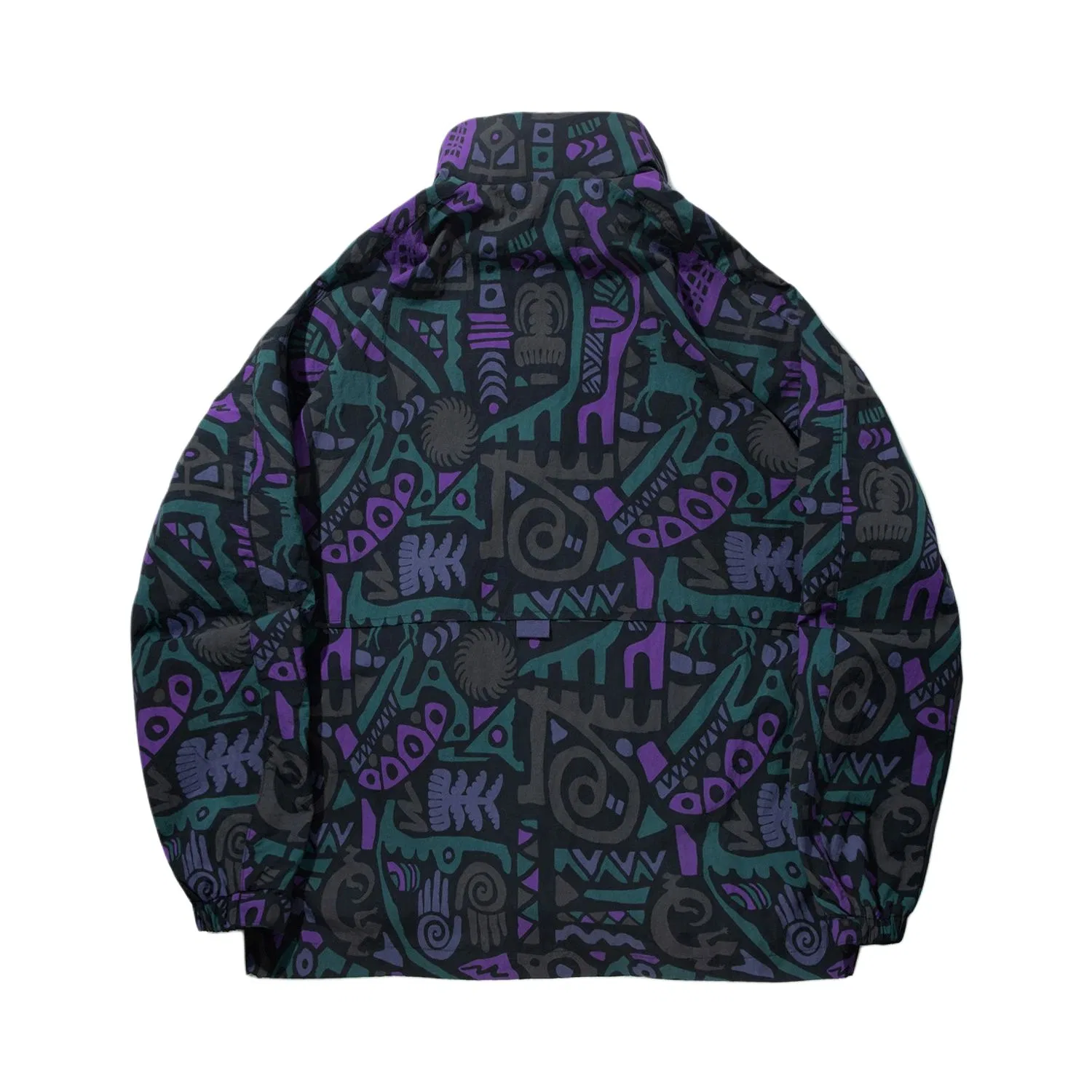 Детская куртка с принтом Li-Ning, Black All Over Print — фото 3