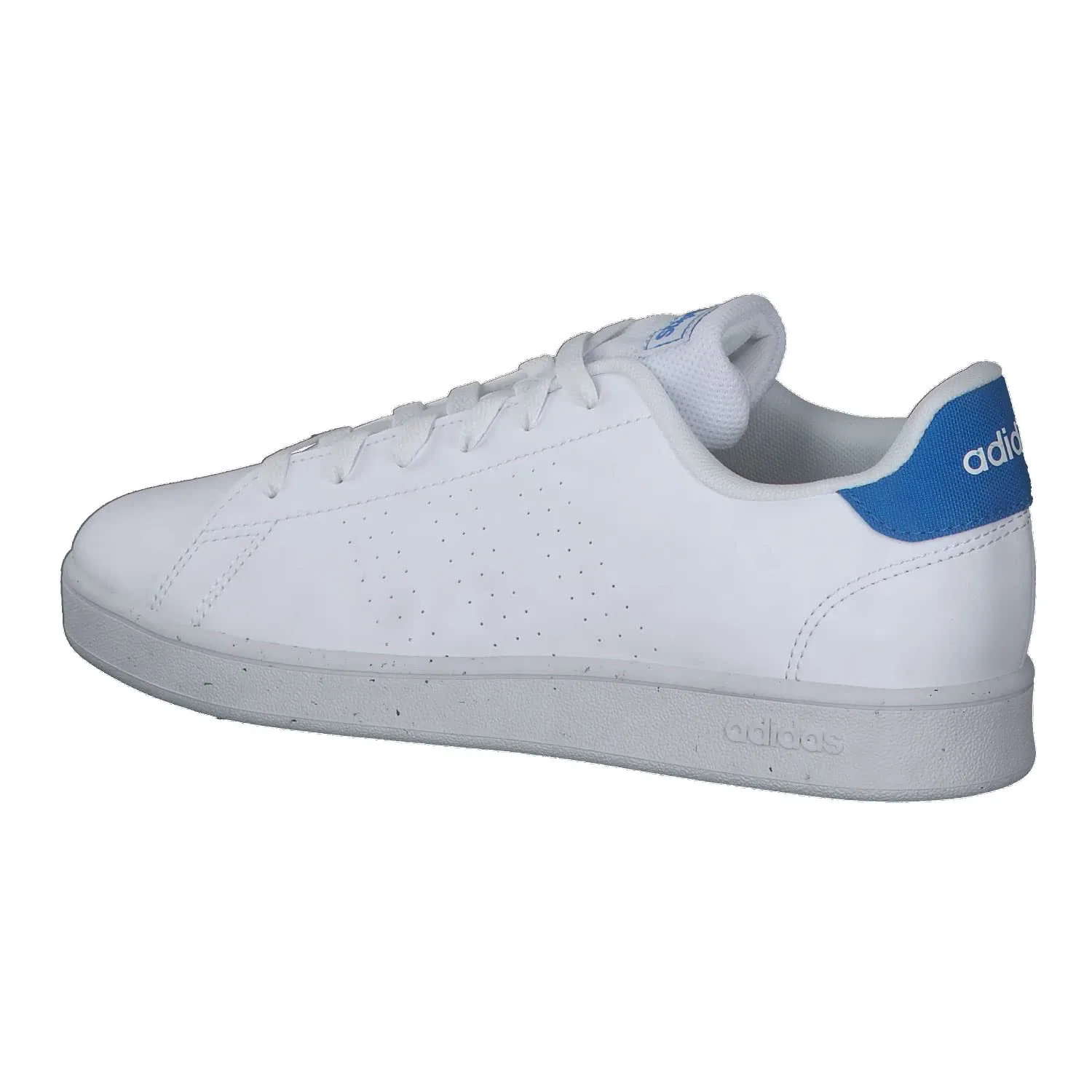 Детские кроссовки с перфорацией Advantage K Adidas, Cloud White Blue Rush Core Black — фото 3