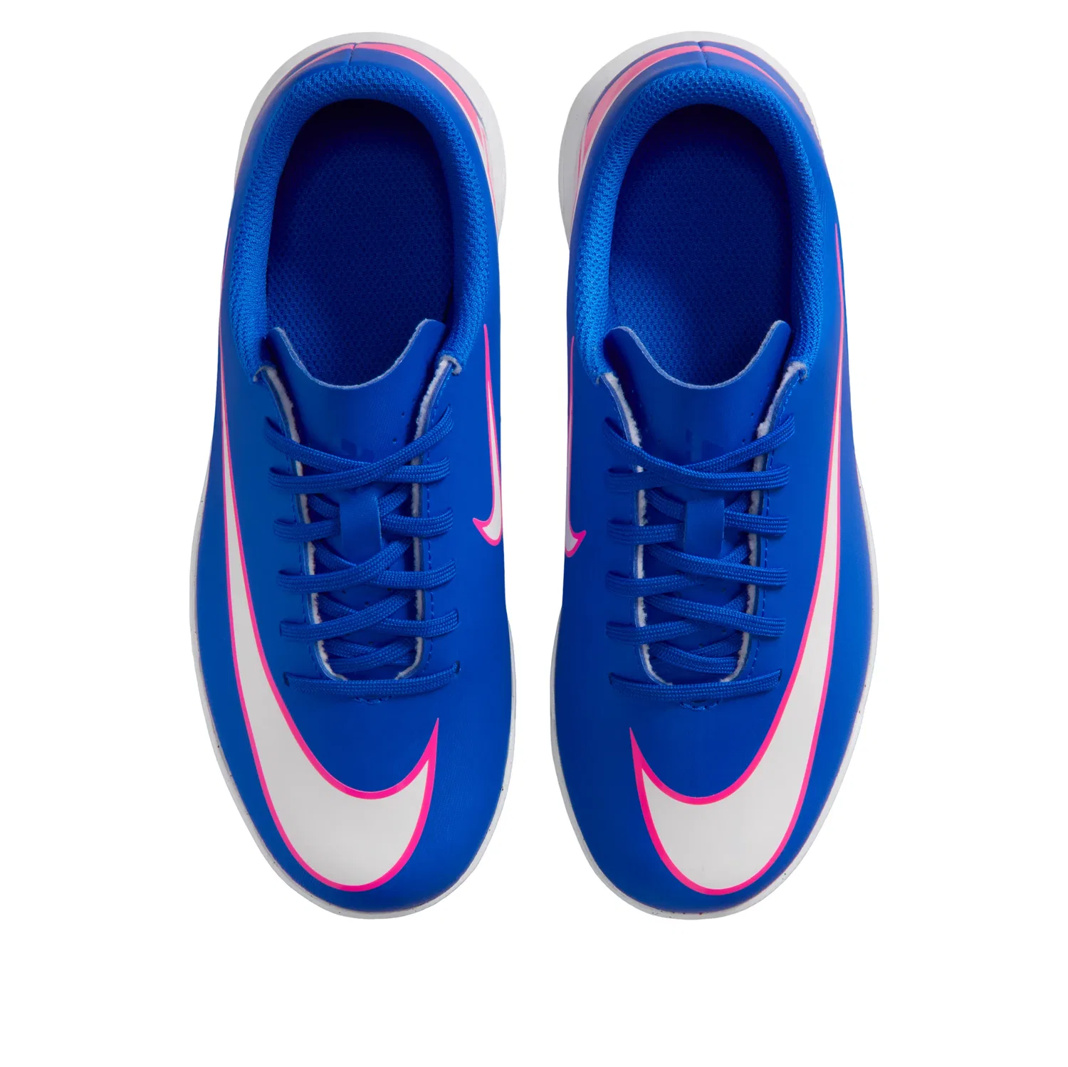 Детские бутсы для футбола с шнуровкой Mercurial Vapor 16 Club Nike, синий — фото 2