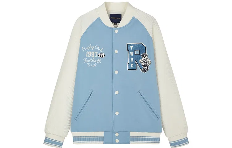 Детский бомбер с принтом Baseball Jacket Teenie Weenie Men, Blue