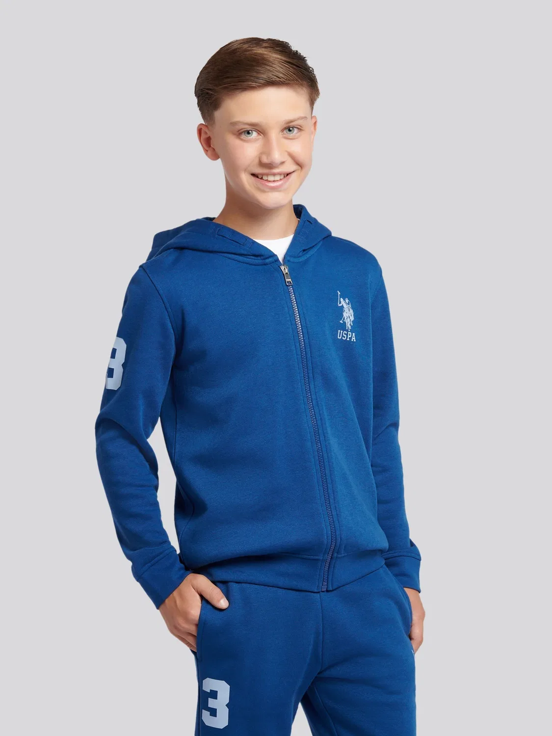 Спортивный костюм Player 3 U.S. Polo Assn., синий — фото 3