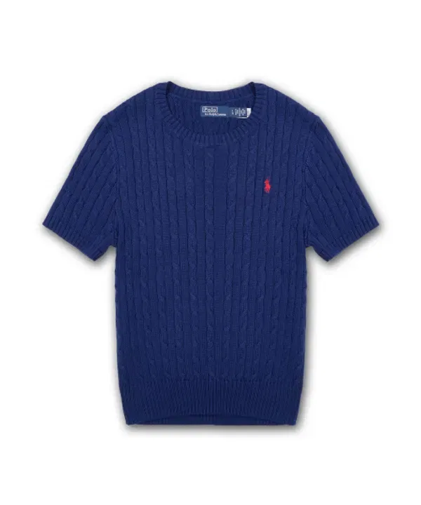 Свитер с кабельным узором, Polo Ralph Lauren, синий