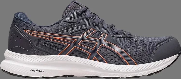 

Кроссовки gel contend 8 'carrier grey orange' Asics, серый