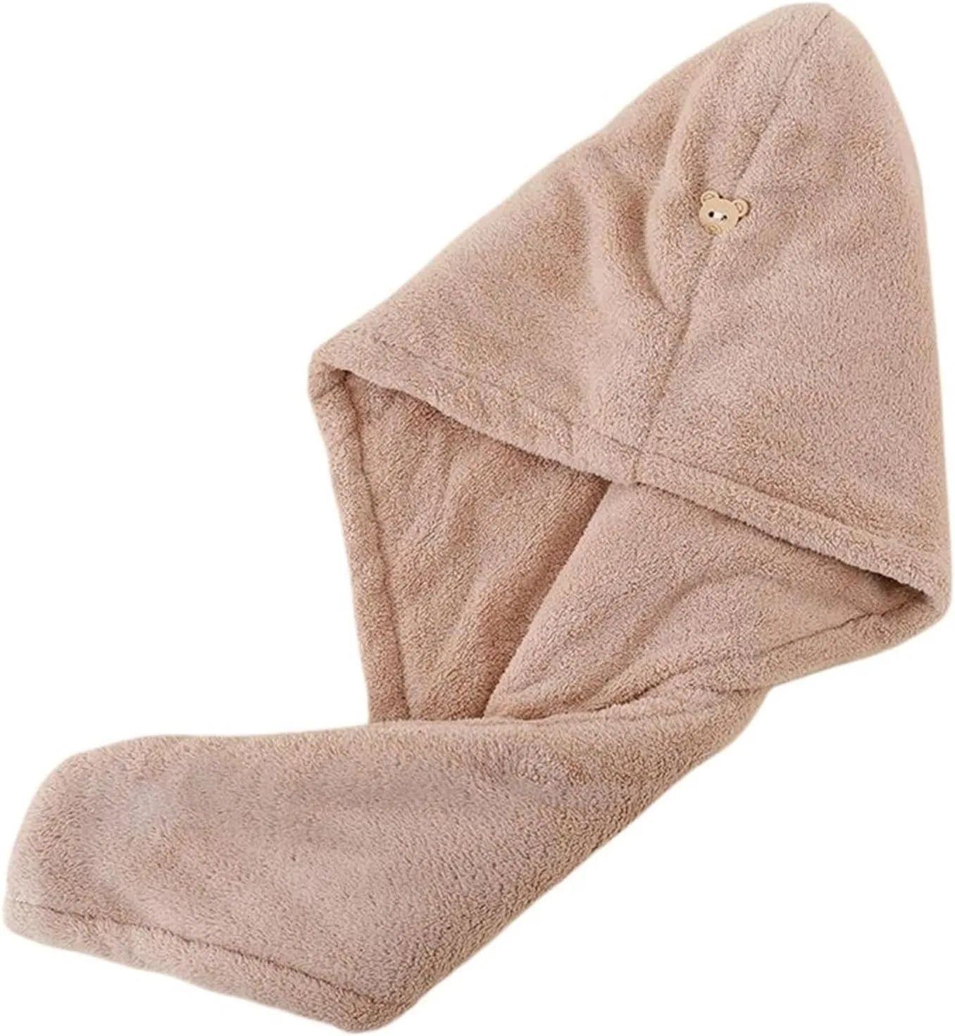 Шапочка для душа Microfiber Towels, Brown Tynxk