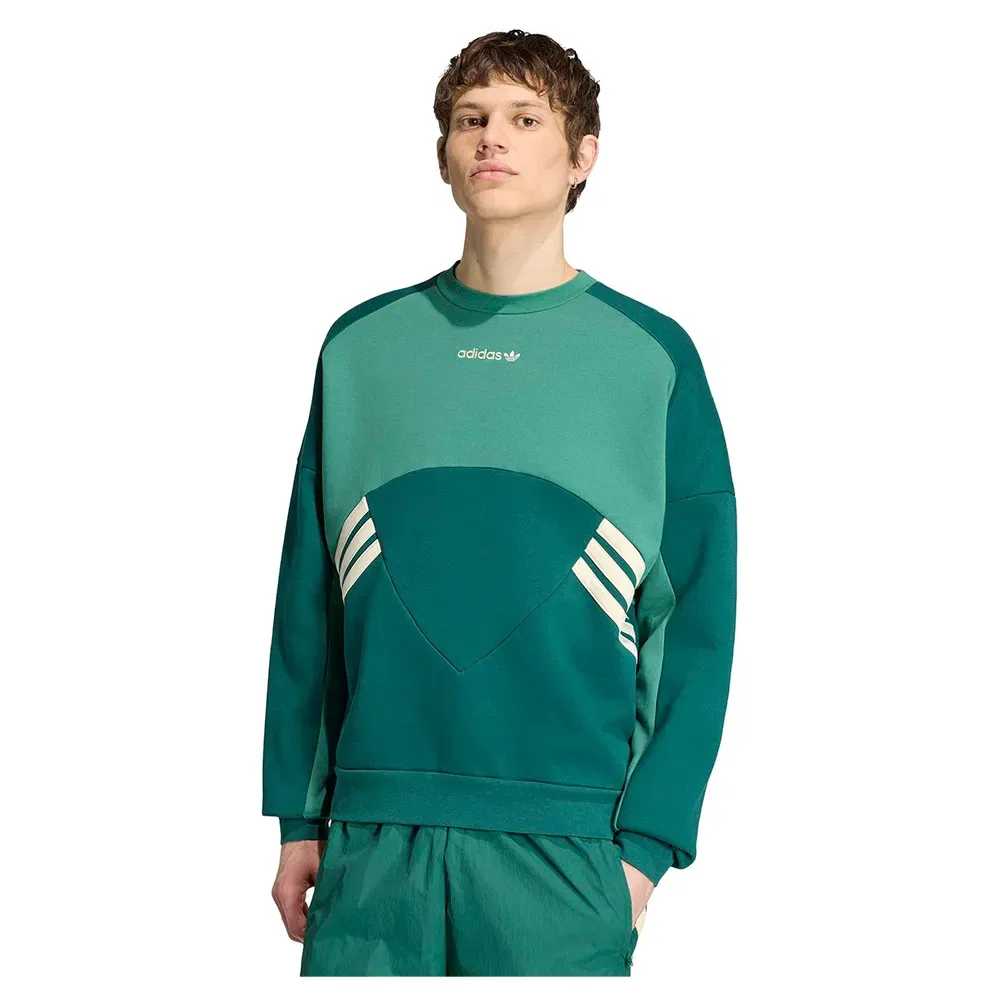 Свитшот с круглым вырезом Munich 93 Adidas Originals, зеленый