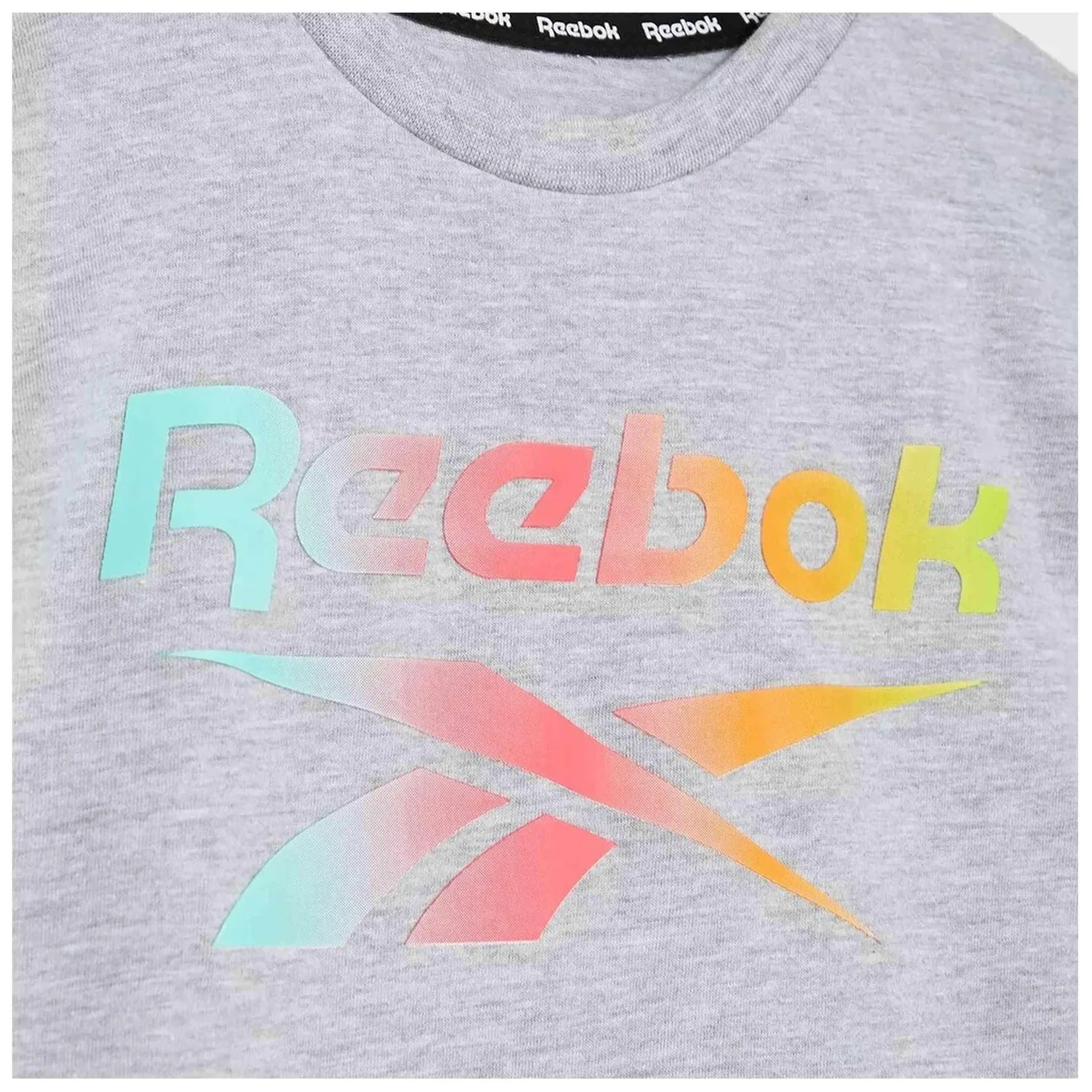 Детская футболка с коротким рукавом Reebok EX7616, Grau — фото 2