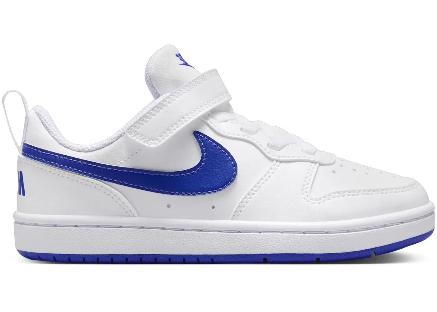 Детские кроссовки для мальчиков с повседневным дизайном Nike Court Borough Low Recraft Nike, White Hyper Royal