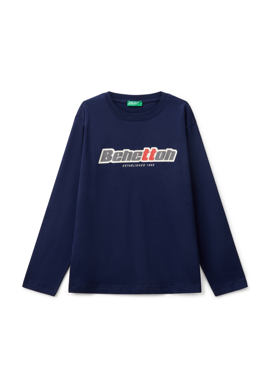 

Футболка с длинным рукавом United Colors of Benetton, синий