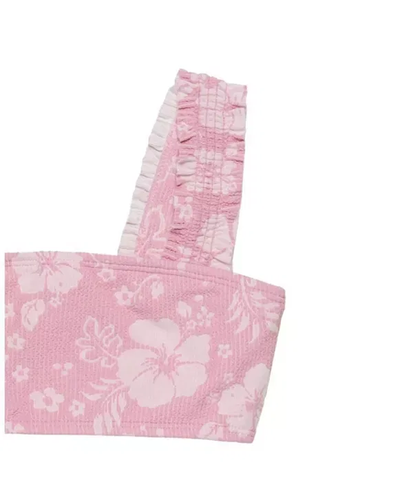 Детский комплект купальника для девочек с текстурой California Dreams Textured Swim Set Gottex Kids, розовый — фото 3