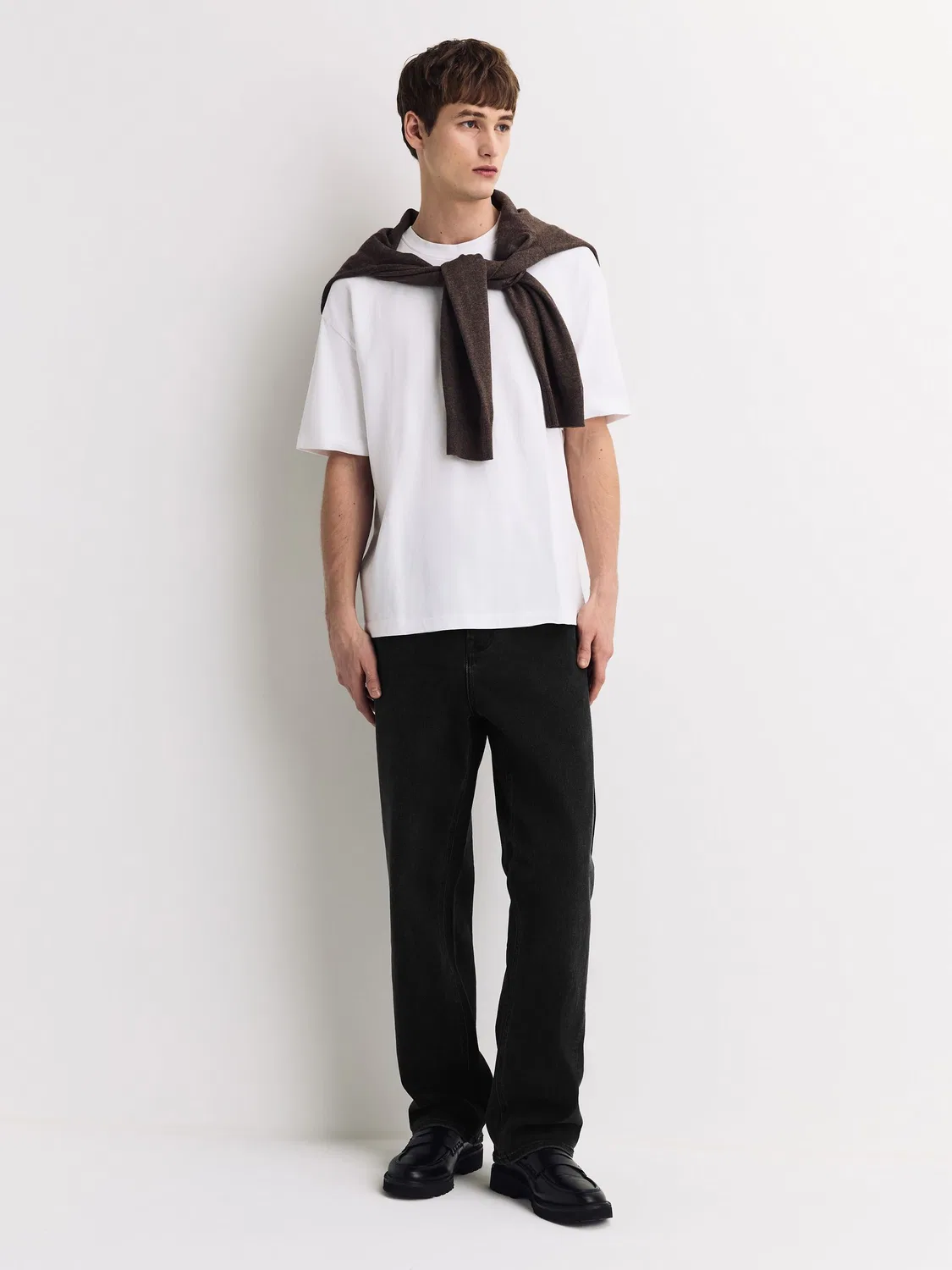 Джинсы свободной посадки Relaxed Fit Next, черный — фото 2