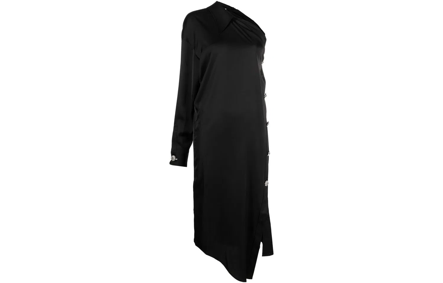 Платье с длинным рукавом Y2K, Acne Studios, Black