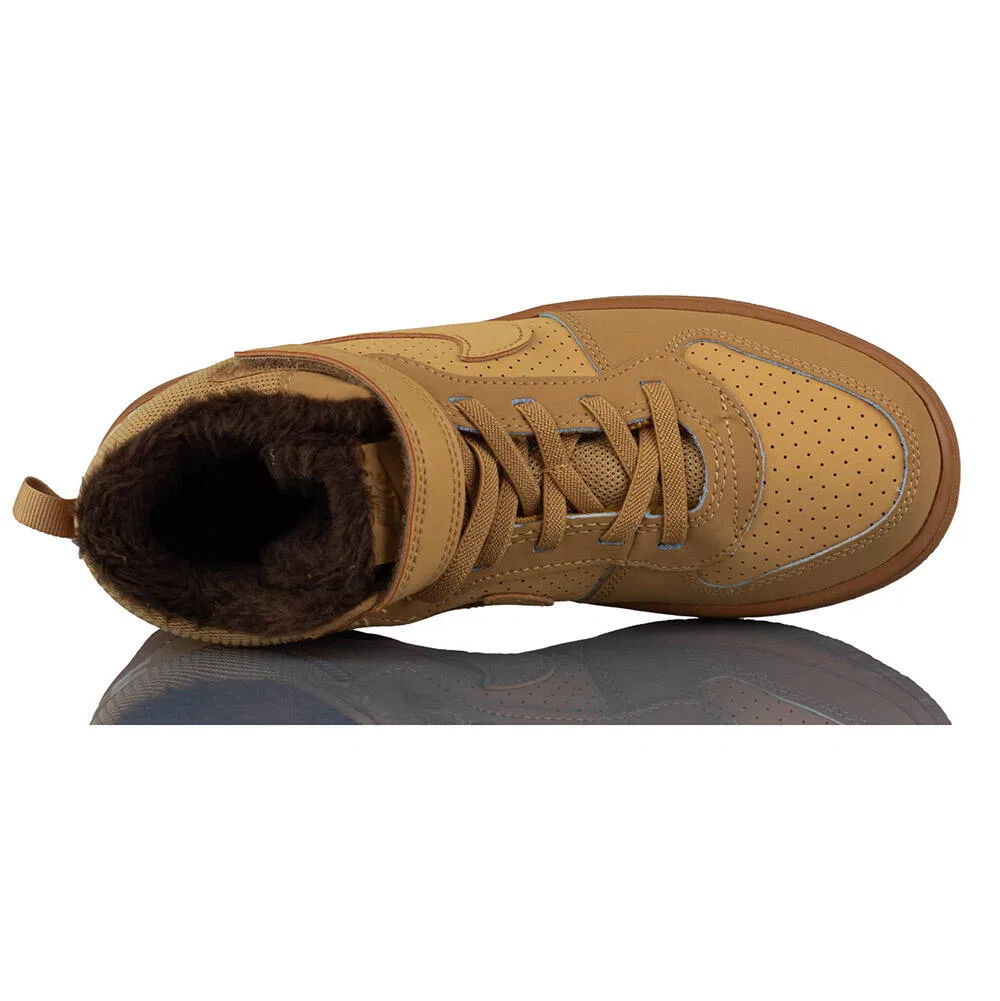 Детские спортивные ботинки Nike Court Borough Mid Wtr Psv, Braun — фото 4