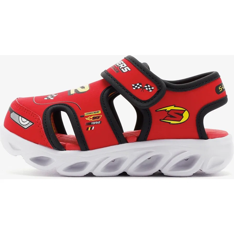 Детские сандалии с подсветкой Hypno Splash Hydro Fun Skechers, Красно-черный