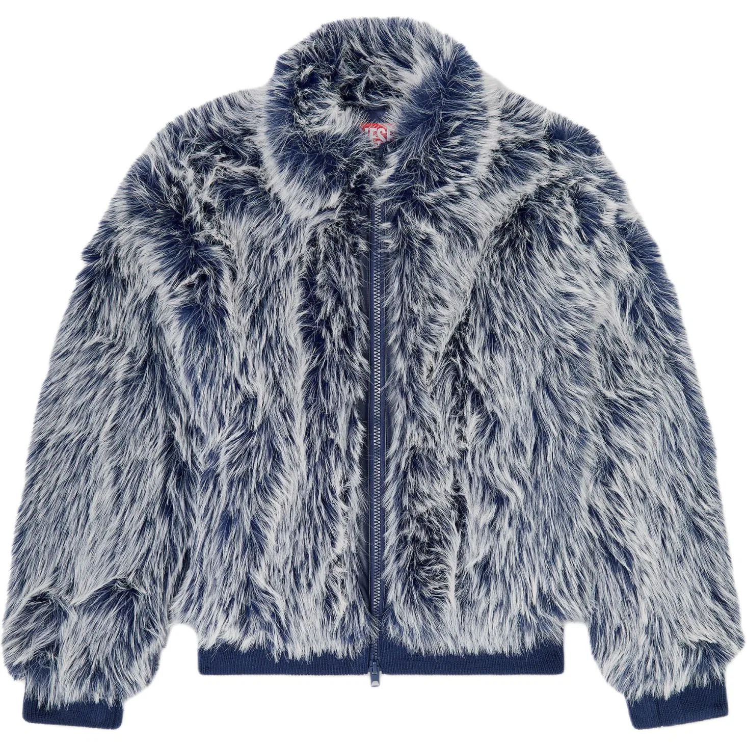 Мужская бархатная куртка с воротником-стойкой Medium Blue DIESEL, Medium Blue